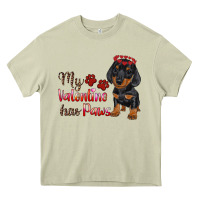 Mossy my valentine has paws Heavy Core Tee - RanaPortraitStore