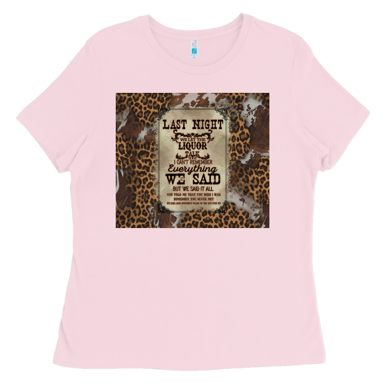 Last Night We Let The Liquoe Talik Ladies Tee by Zillion Design Studio | Teevron