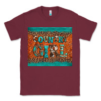 Burgundy country girl Classic Tee - BarkalooDesign