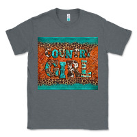 Charcoal Heather country girl Classic Tee - BarkalooDesign