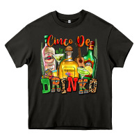 Asphalt cinco de drinko Heavy Core Tee - Zillion Design Studio