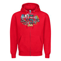 Red it takes a big heart to shape little mind teacher Zipper Hoodie - NancyCooperArtShop