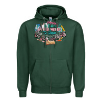 Sports Green it takes a big heart to shape little mind teacher Zipper Hoodie - NancyCooperArtShop