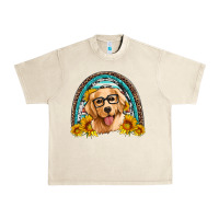 Sandshell golden retriever rainbow Urban Heavy Tee - Artiststas