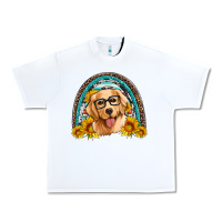 White golden retriever rainbow Urban Heavy Tee - Artiststas