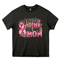 Asphalt i wear pink for my mom Heavy Core Tee - BarkalooDesign