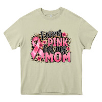 Mossy i wear pink for my mom Heavy Core Tee - BarkalooDesign