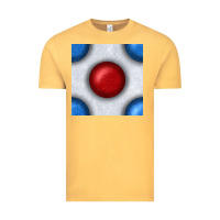 Vintage Mustard Glitter 4th Of July Seamless Pattern Vintage Tee - BundleAndBundleShop