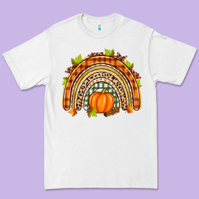 Fall Rainbow Premium Tee Designed By Zillion Design Studio