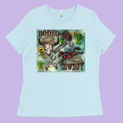 Country Western Ladies Tee Designed By Zillion Design Studio