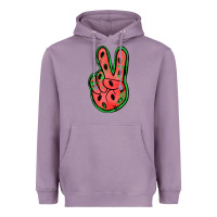 Lavender watermelon peace sign Heavyweight Hoodie - Jasminsmagicworld