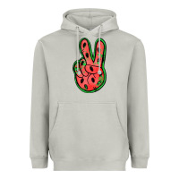 Moon Dust watermelon peace sign Heavyweight Hoodie - Jasminsmagicworld