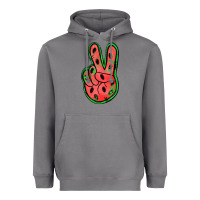 Storm watermelon peace sign Heavyweight Hoodie - Jasminsmagicworld