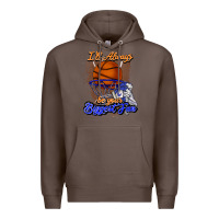 Coffee I'll always be your biggest fan basketball Premium Hoodie - NancyCooperArtShop