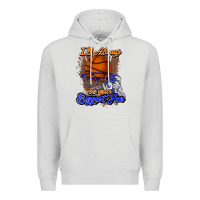 Dove Grey I'll always be your biggest fan basketball Premium Hoodie - NancyCooperArtShop