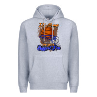 Heather Grey I'll always be your biggest fan basketball Premium Hoodie - NancyCooperArtShop