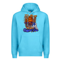 Ocean Blue I'll always be your biggest fan basketball Premium Hoodie - NancyCooperArtShop