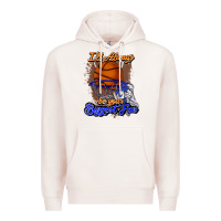 Pale Pink I'll always be your biggest fan basketball Premium Hoodie - NancyCooperArtShop