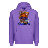 Purple I'll always be your biggest fan basketball Premium Hoodie - NancyCooperArtShop
