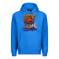 True Royal I'll always be your biggest fan basketball Premium Hoodie - NancyCooperArtShop