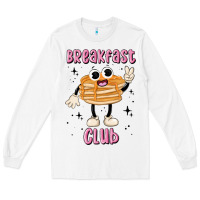 White breakfast club Long Sleeve Tee - MaliasSmallBusiness