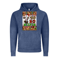 Vintage Denim Christmas Ho Ho Ho Heifer Vintage Hoodie - Artiststas