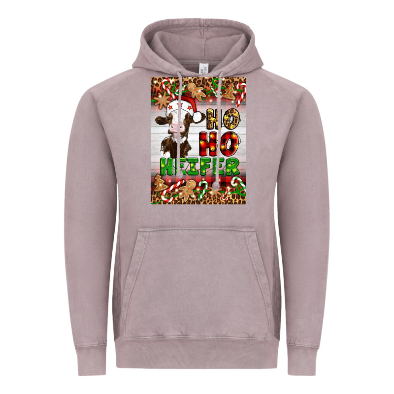 Christmas Ho Ho Ho Heifer Vintage Hoodie by Artiststas | Teevron