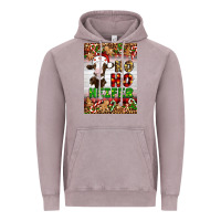 Vintage Zinc Christmas Ho Ho Ho Heifer Vintage Hoodie - Artiststas