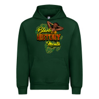 Forest Green Black History Month Urban Hoodie - HowdyJamesFarm