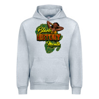 Heather Grey Black History Month Urban Hoodie - HowdyJamesFarm
