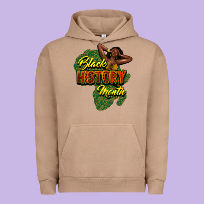 Black History Month Urban Hoodie Designed By Howdyjamesfarm