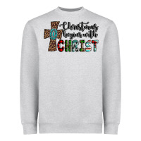 Christmas Begins With Christ Heavyweight Sweatshirt | Teevron