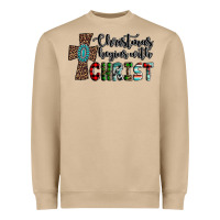 Mushroom christmas begins with christ Heavyweight Sweatshirt - AdoDesignShop