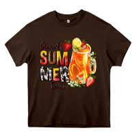 Chocolate Brown sweet summer time Heavy Core Tee - texasbilliewilder