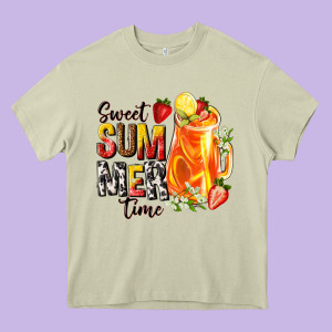 Sweet Summer Time Heavy Core Tee Designed By Texasbilliewilder