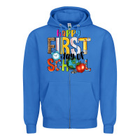 True Royal happy first day of school Zipper Hoodie - NancyCooperArtShop