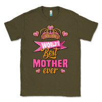 Army Green world's best mother ever Classic Tee - Jasminsmagicworld