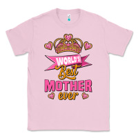 Bubblegum Pink world's best mother ever Classic Tee - Jasminsmagicworld