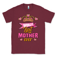 Burgundy world's best mother ever Classic Tee - Jasminsmagicworld