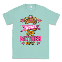 Seafoam world's best mother ever Classic Tee - Jasminsmagicworld