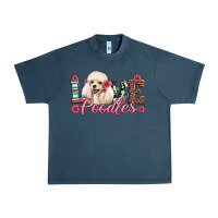 Midnight Navy love poodles Urban Heavy Tee - Artiststas