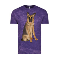 Cloud Purple german shepherd Vintage Tee - JahusDesignShop