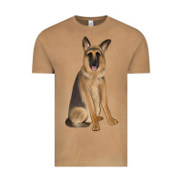 Vintage Camel german shepherd Vintage Tee - JahusDesignShop