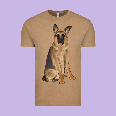 German Shepherd Vintage Tee Designed By Jahusdesignshop