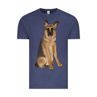 Vintage Denim german shepherd Vintage Tee - JahusDesignShop