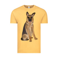 Vintage Mustard german shepherd Vintage Tee - JahusDesignShop