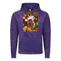 Cloud Purple Christmas horse Vintage Hoodie - Artiststas