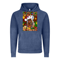 Vintage Denim Christmas horse Vintage Hoodie - Artiststas