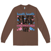 Chestnut twinkle twinkle little star Long Sleeve Tee - MaliasSmallBusiness