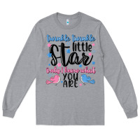 Heather Grey twinkle twinkle little star Long Sleeve Tee - MaliasSmallBusiness